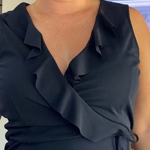 J. crew ruffle wrap dress